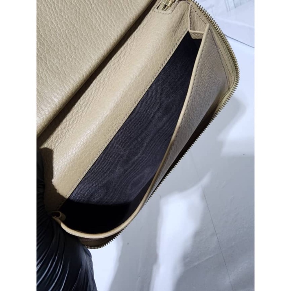 Authentic Gucci Soho GG Logo Continental Wallet Beige - Picture 15 of 15